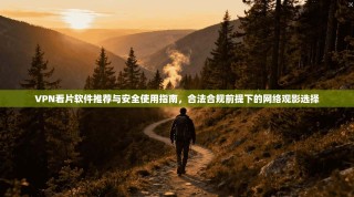 VPN看片软件推荐与安全使用指南，合法合规前提下的网络观影选择