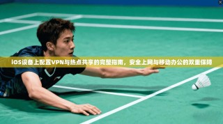 iOS设备上配置VPN与热点共享的完整指南，安全上网与移动办公的双重保障
