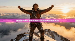 送流量VPN？警惕免费陷阱背后的网络安全风险