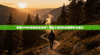 免费VPN代理真的安全吗？网络工程师的深度解析与建议