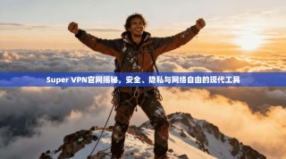 Super VPN官网揭秘，安全、隐私与网络自由的现代工具