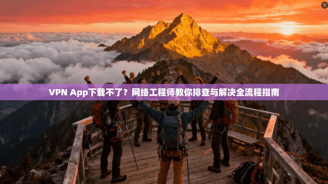 VPN App下载不了？网络工程师教你排查与解决全流程指南  第1张