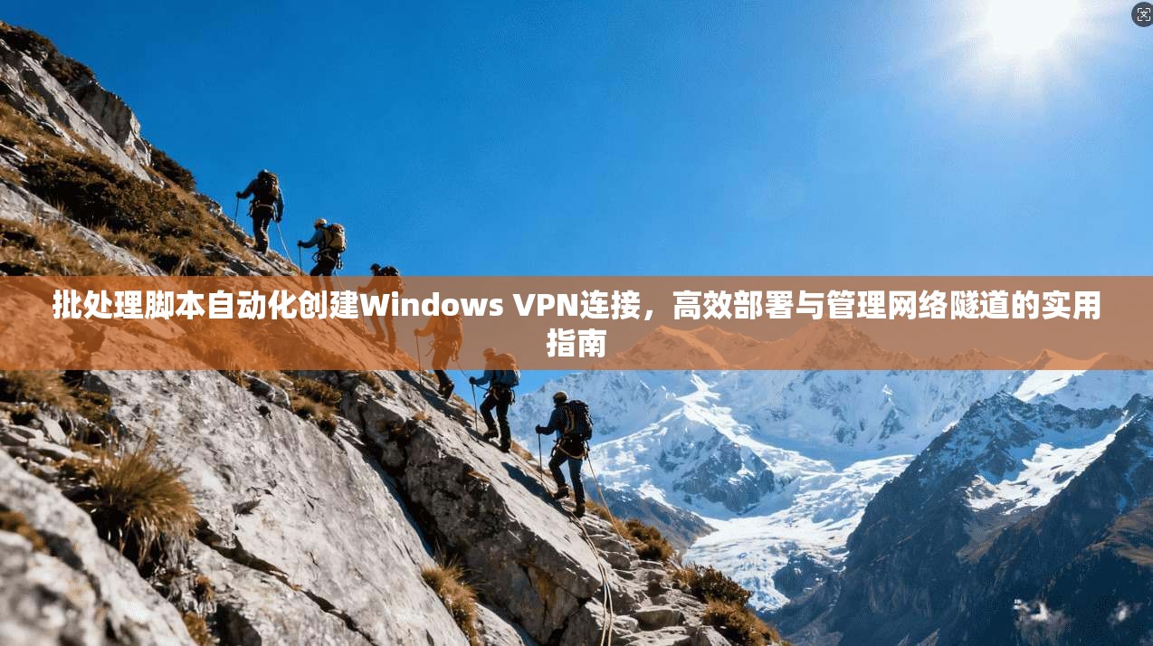 批处理脚本自动化创建Windows VPN连接,高效部署与管理网络隧道的实用指南 第1张 批处理脚本自动化创建Windows VPN连接,高效部署与管理网络隧道的实用指南 第1张
