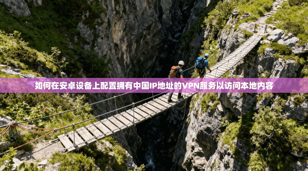 如何在安卓设备上配置拥有中国IP地址的VPN服务以访问本地内容  第1张