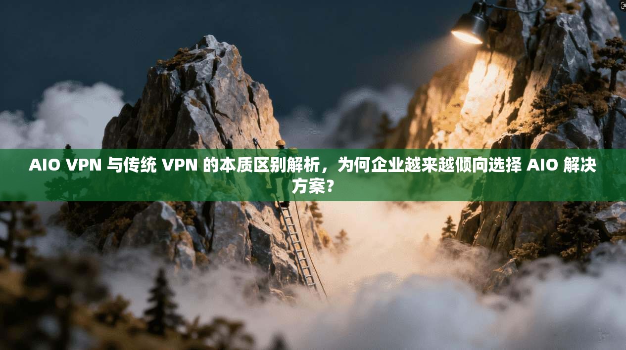 AIO VPN 与传统 的本质区别解析，为何企业越来越倾向选择 解决方案？  第1张