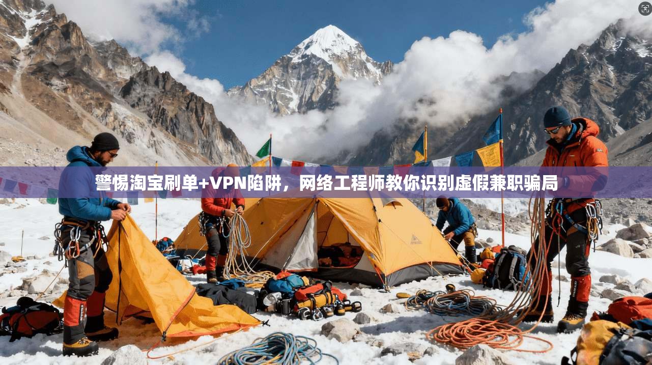 警惕淘宝刷单+VPN陷阱,网络工程师教你识别虚假兼职骗局 第1张 警惕淘宝刷单+VPN陷阱,网络工程师教你识别虚假兼职骗局 第1张